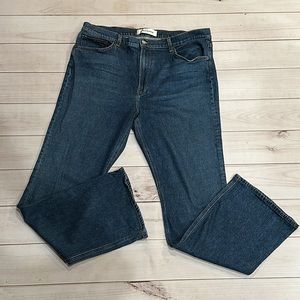 Reformation Julia Crop High cigarette jeans size 14